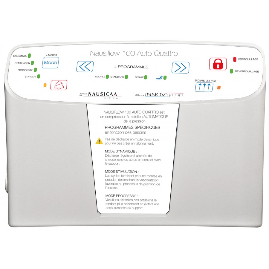 Compressor NAUSIFLOW 100 AUTO QUATTRO for anti-bedsore mattress